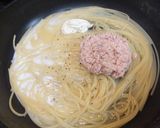 フライパンひとつでツナマヨエッグパスタ作り方7写真