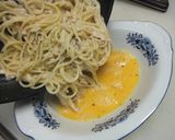 フライパンひとつでツナマヨエッグパスタ作り方10写真