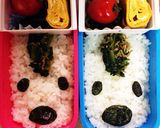 超簡単♡リサとガスパールのリサ弁当♡作り方4写真