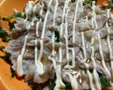 豚肉×もやし×豆苗の簡単レンチン蒸し作り方3写真