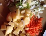 5分で!朝食に野菜たっぷりスープ作り方1写真