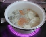 一人ご飯向け簡単豚汁(豆腐入り)作り方4写真
