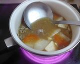 一人ご飯向け簡単豚汁(豆腐入り)作り方5写真