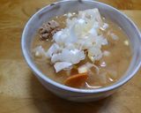 一人ご飯向け簡単豚汁(豆腐入り)作り方6写真