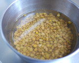 レンズ豆とソーセージの煮込み＊STAUB作り方1写真