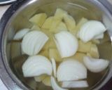 サーモンのアラで具沢山お味噌汁作り方3写真