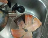 サーモンのアラで具沢山お味噌汁作り方5写真