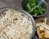 セロリの葉＆厚揚げもやしとスイチリ炒め作り方1写真