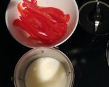 パプリカの冷製スープ♡蕎麦湯&シチュー♪作り方3写真