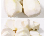 秋♪里芋＆えのき、あげのほっこり味噌汁⭐作り方3写真