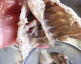 ストウブで鶏ガラスープと肴1品作り方2写真