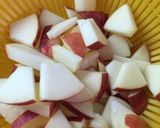 りんごとバナナのヨーグルトのケーキ作り方1写真