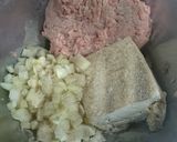 卵不使用必ず旨し♡鶏と豆腐のハンバーグ♪作り方1写真