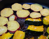 さつま芋とかぼちゃのバター焼き作り方3写真