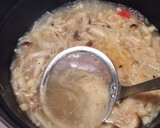 生姜で温まる♪キノコとトマトのスープ作り方5写真