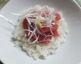 栄養満点でお手軽☆アボカドと鮪と山芋丼作り方5写真