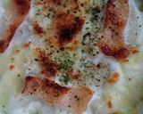 長芋と豆腐とベーコンのチーズ焼き作り方3写真