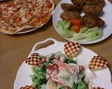 お弁当パーティーにハートチェックリンゴ♡作り方5写真