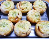 ランチに♪HBオニオンベーコンチーズパン作り方15写真