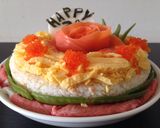 お誕生日にお寿司ケーキ♥︎作り方4写真