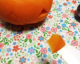 柿で楽しくハロウィン気分を(*^^*)作り方2写真