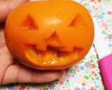 柿で楽しくハロウィン気分を(*^^*)作り方3写真