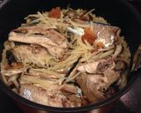 秋刀魚とキノコの炊き込みご飯作り方4写真