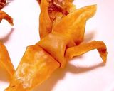春巻きの皮で鶴！！作り方3写真