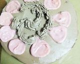 花のケーキ 母の日 ケーキ作り方10写真