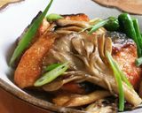 簡単比率◎秋鮭と舞茸のバター焼き作り方4写真