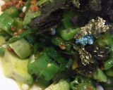 ♪アボカドとオクラの醤油麹和え♪作り方4写真