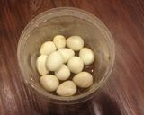 キャラ弁 うずらの卵でリラックマ作り方1写真