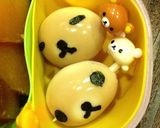 キャラ弁 うずらの卵でリラックマ作り方3写真