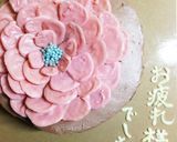 花のケーキ 母の日 ケーキ作り方14写真