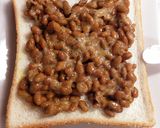 試してみて！！納豆海苔チーズトースト作り方2写真