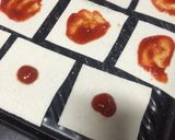 春巻きの皮で簡単ミニピザ♪作り方2写真