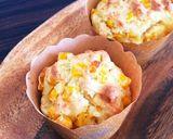 朝食に☆チーズコーン入り豆腐マフィン☆作り方3写真