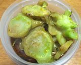 ブロッコリーの茎でなんちゃって搾菜作り方5写真