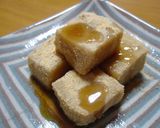 黒糖風味の牛乳わらびもち♪作り方8写真