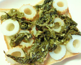 なんば味噌とちくわのトースト作り方3写真