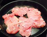お酢で食欲増す♡黒酢照り焼きチキン作り方1写真