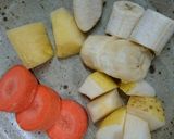 プレーンヨーグルト入り豆乳スムージー作り方1写真