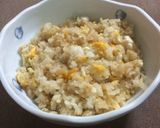 鶏油を使った卵のチャーハン作り方4写真