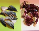 サバとマーブル茄子のトマト煮作り方1写真