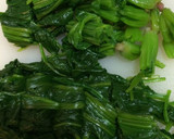 簡単！甘めの☆ほうれん草のごま和え作り方4写真