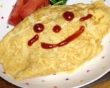 ニコちゃんオムライス作り方7写真