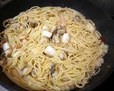 簡単！シーフードミックス☆めんつゆパスタ作り方6写真