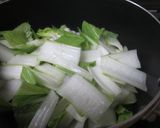 しろ菜とがんもどきの煮もの作り方2写真
