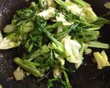 緑野菜の中華炒め作り方7写真