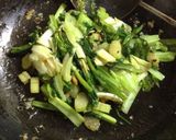 緑野菜の中華炒め作り方8写真